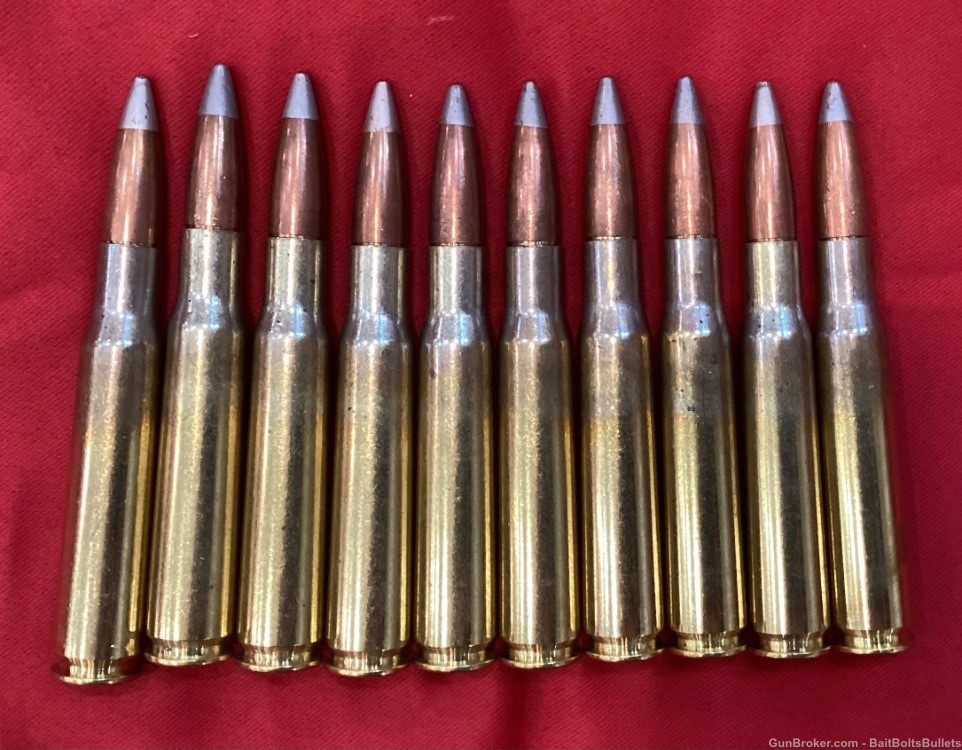 Lot of 10 Rounds 50 API ARMOR PIERCING INCENDIARY Silver Tip 690GR -img-0