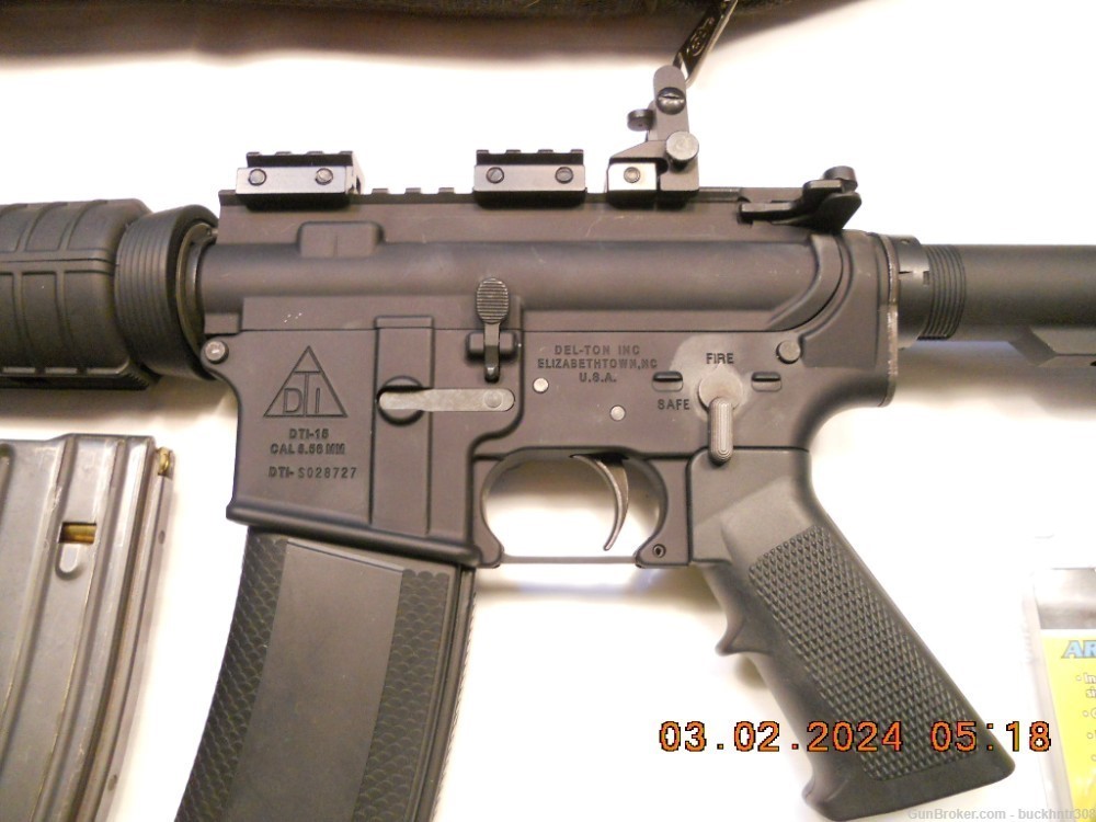 Del-Ton DTI-15 Carbine collapsible stock with accessories-img-6