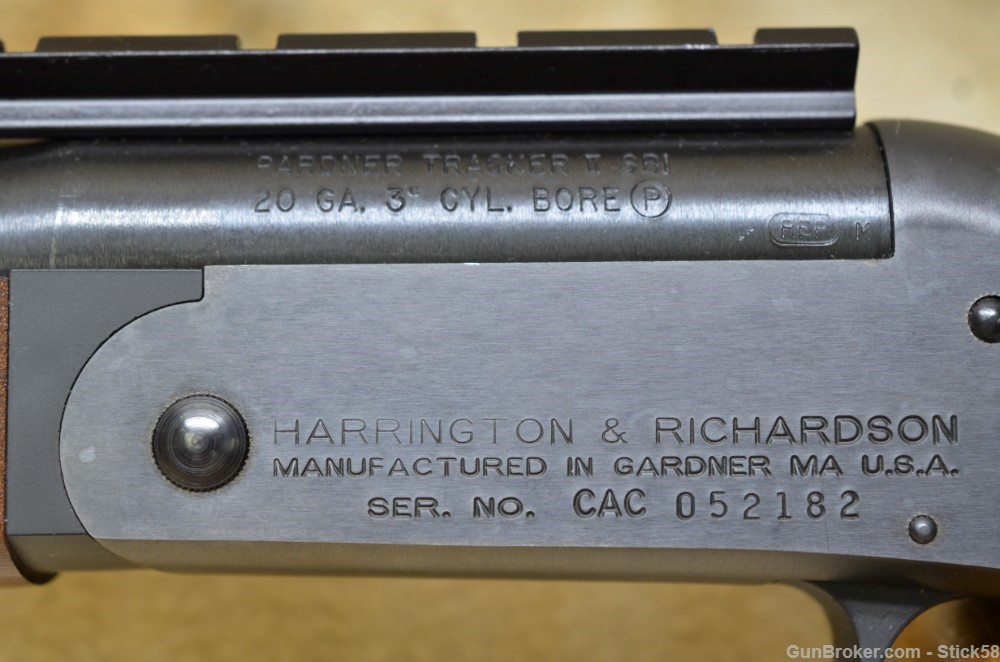 Harington and Richardson H&R Pardner Tracker Slug Model II 20 gauge -img-15