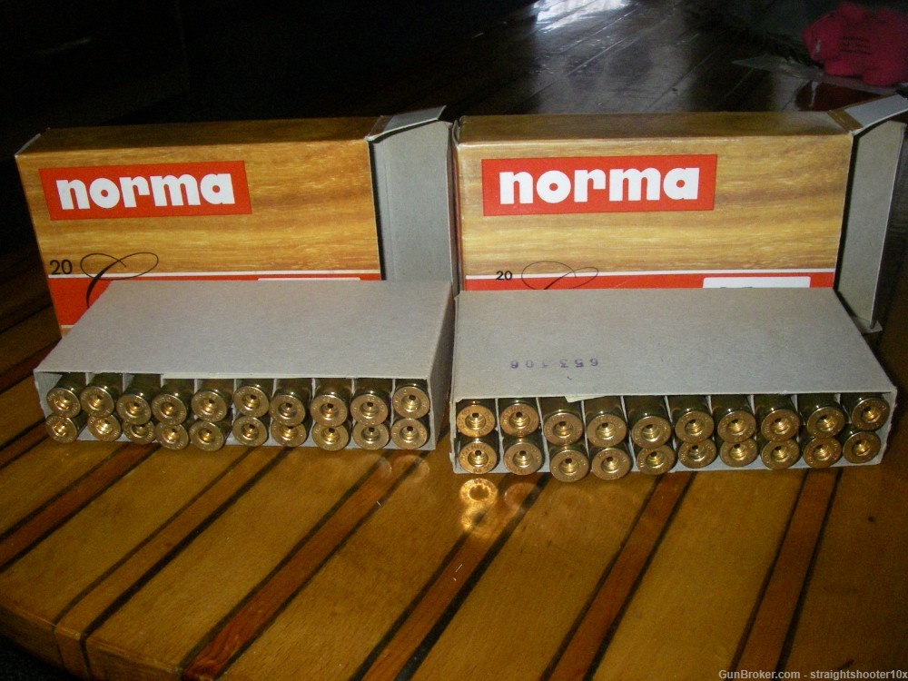 6.5 Jap new unfired Norma brass 2 boxes (40 rounds)-img-3