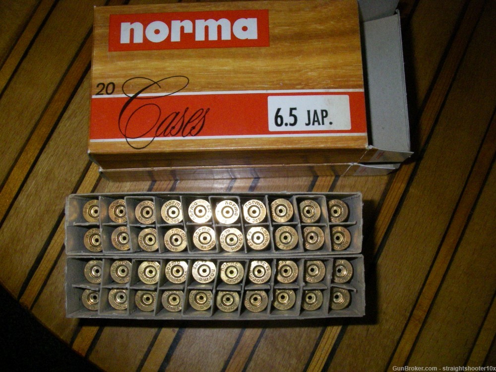 6.5 Jap new unfired Norma brass 2 boxes (40 rounds)-img-1