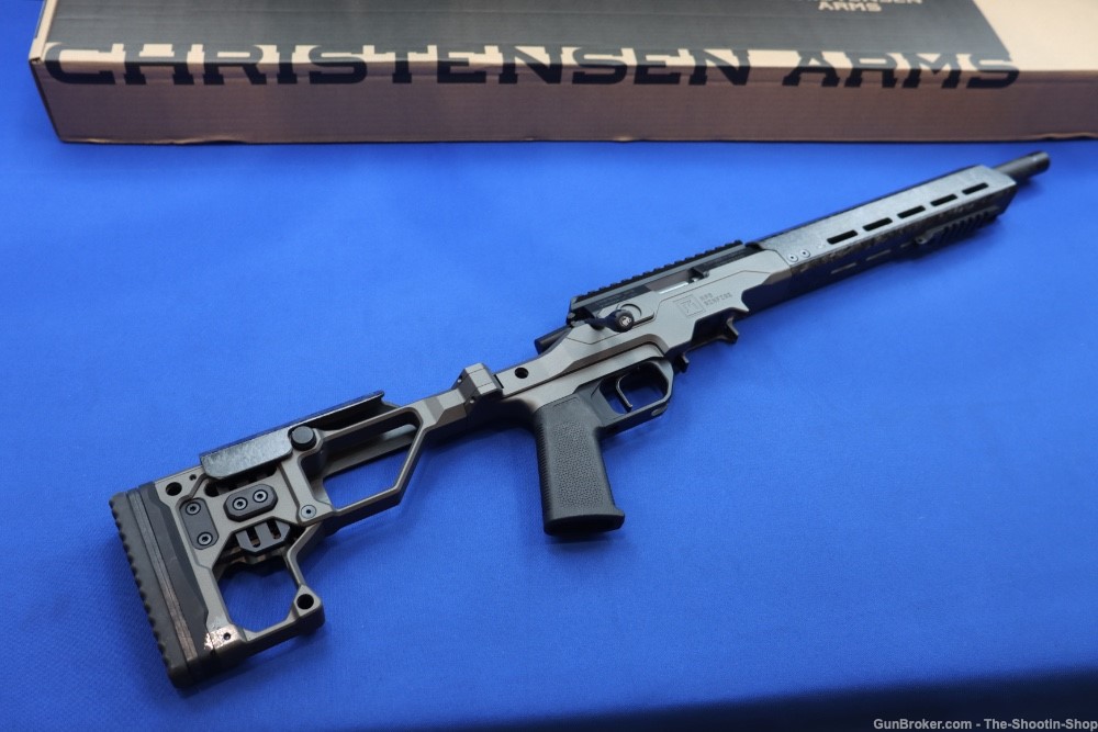 Christensen Arms MPR RIMFIRE Rifle 17HMR 16" Threaded Folder TUNGSTEN GRAY -img-0