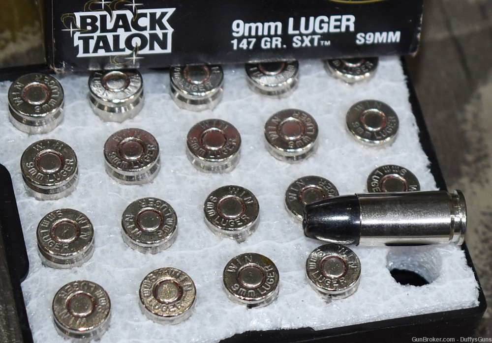 Winchester 9mm Black Talon Ammo-img-3