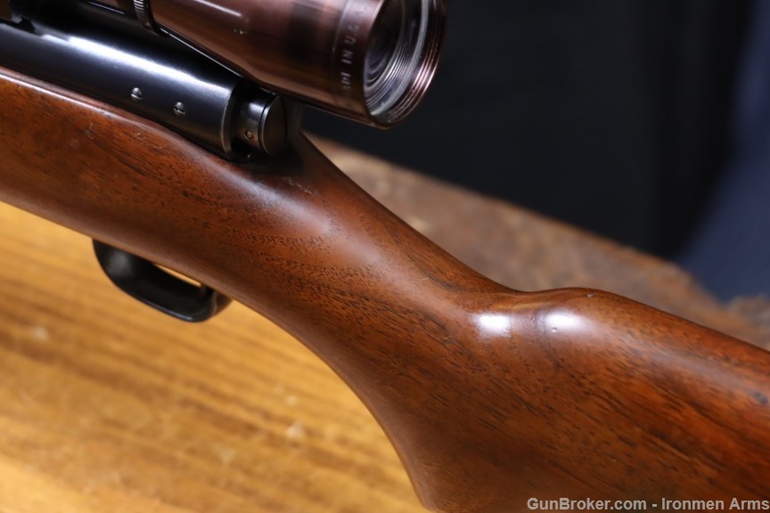 Excellent Winchester Model 43 22 Hornet Made 1951 Leupold Scope C&R -img-34