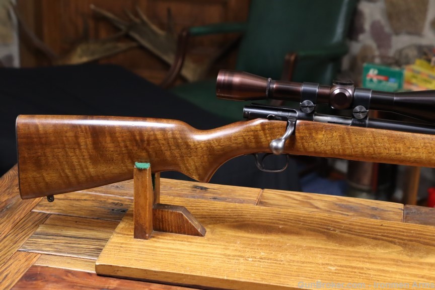 Excellent Winchester Model 43 22 Hornet Made 1951 Leupold Scope C&R -img-2