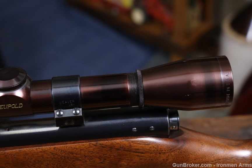 Excellent Winchester Model 43 22 Hornet Made 1951 Leupold Scope C&R -img-26