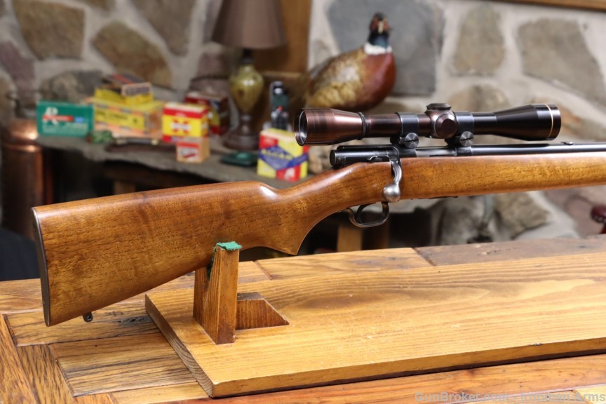 Excellent Winchester Model 43 22 Hornet Made 1951 Leupold Scope C&R -img-1