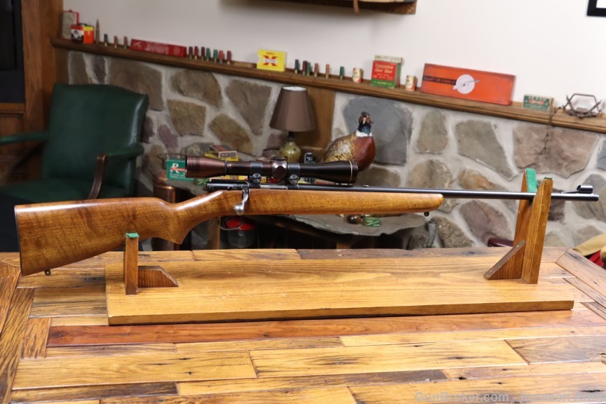 Excellent Winchester Model 43 22 Hornet Made 1951 Leupold Scope C&R -img-0