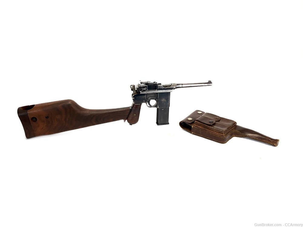Mauser 1932 Schnellfeuer 7.63mm Pre May Dealer Sample Machine Pistol 712-img-0