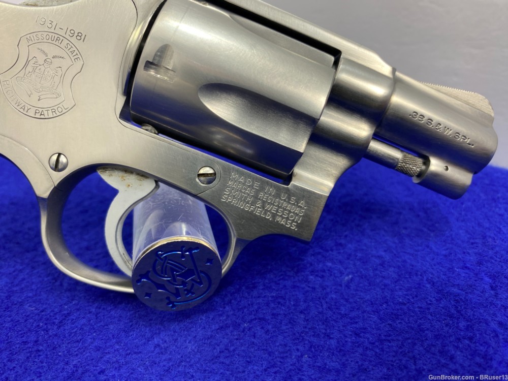1981 Smith Wesson 60 .38 *MISSOURI HIGHWAY STATE PATROL 50th ANNIVERSARY*-img-20