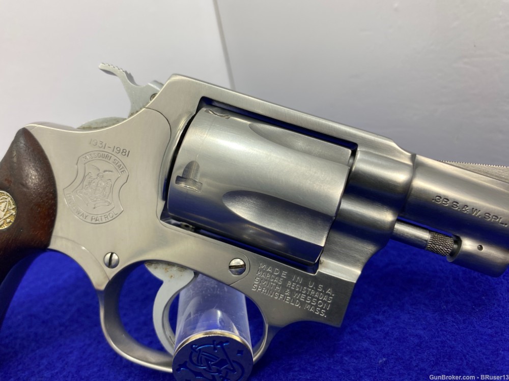 1981 Smith Wesson 60 .38 *MISSOURI HIGHWAY STATE PATROL 50th ANNIVERSARY*-img-24