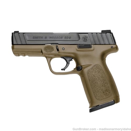 Smith & Wesson SD9 VE FDE 9mm 16rd 4" NEW! No CC Fee Free Shipping-img-0