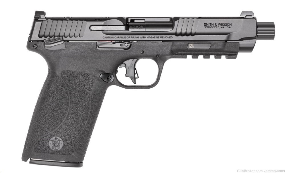 Smith & Wesson M&P 5.7 Thumb Safety 5.7x28mm 5" TB 22 Rds 13347-img-1