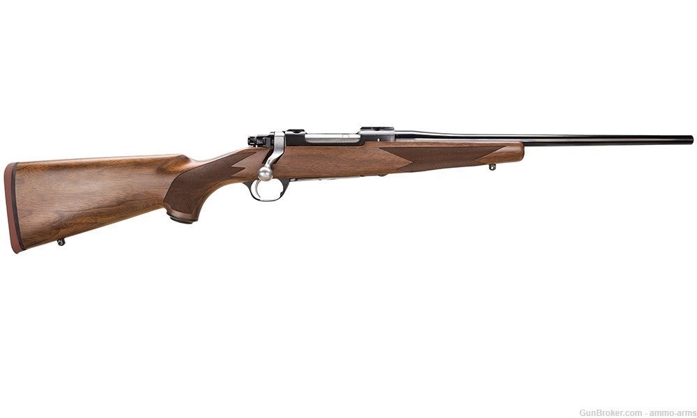 Ruger M77 Hawkeye Compact .308 Win 16.5" 4 Rounds Walnut 37139-img-1