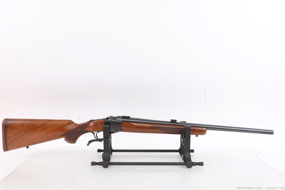 Ruger No. 1 22-250 Remington 24" HIGH GRADE WOOD Single Shot 1976 No Reserv-img-1