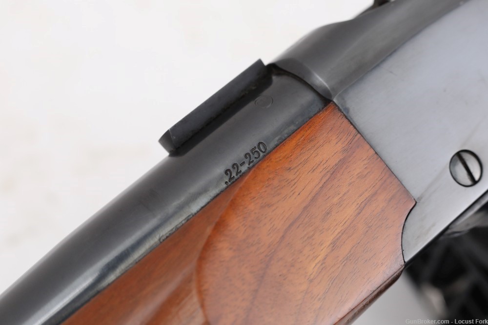 Ruger No. 1 22-250 Remington 24" HIGH GRADE WOOD Single Shot 1976 No Reserv-img-9