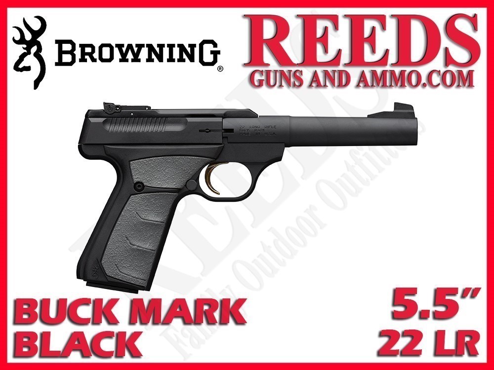 Browning Buck Mark Camper UFX Ca Comp 22 LR 5.5in 1-10Rd Mag 051482490-img-0