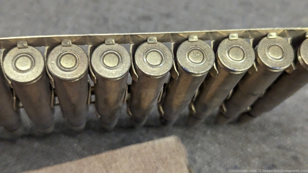 Japanese MG 7.7 ammo on Hotchkiss Feed Tray w/ box and wrap-img-11