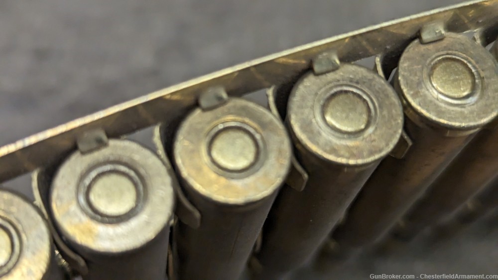 Japanese MG 7.7 ammo on Hotchkiss Feed Tray w/ box and wrap-img-10