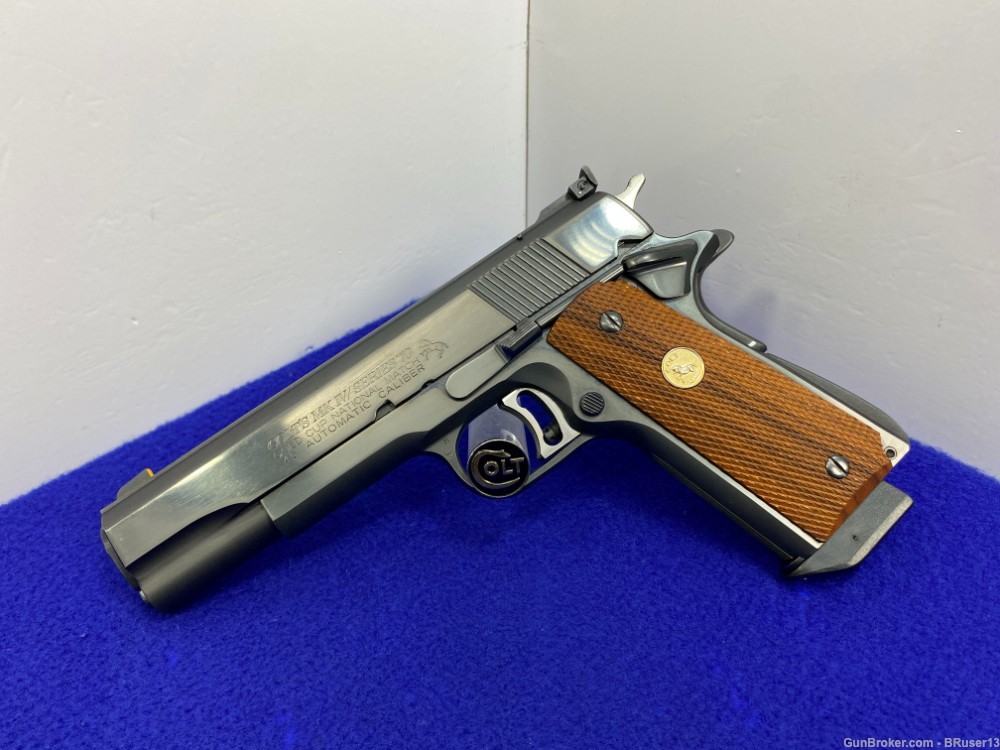 1979 Colt Gold Cup National Match .45acp Blue *SOUGHT AFTER MKIV/SERIES 70*-img-2