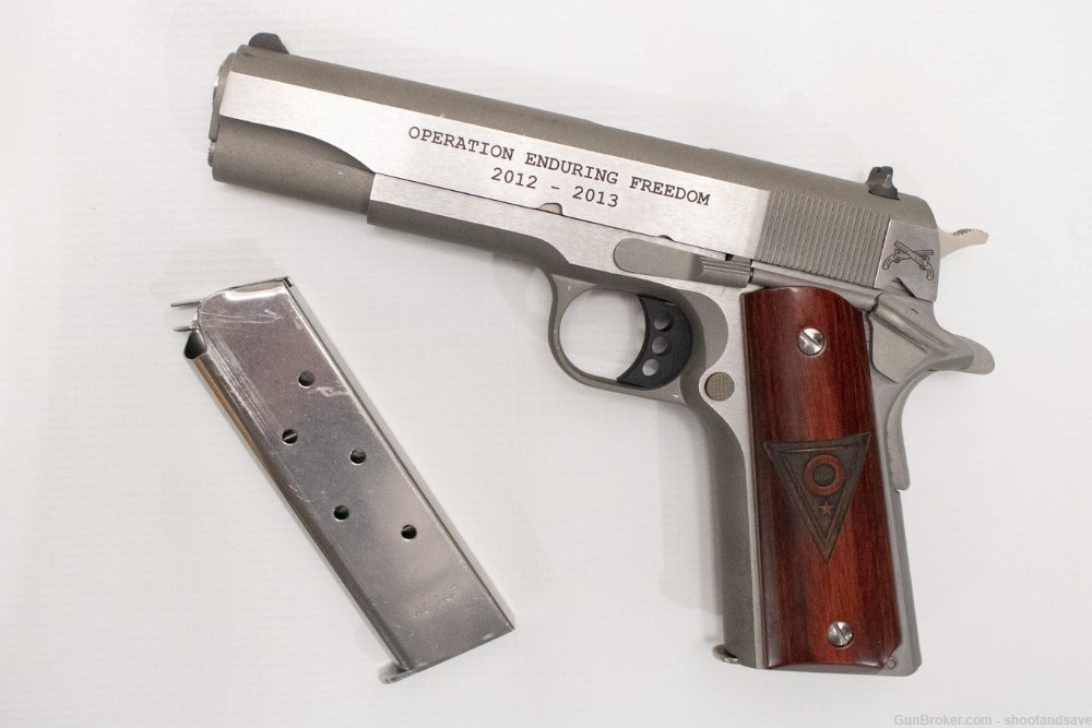 Colt M1991A1 Custom "Blacksheep" 323rd MP Co. OEF .45ACP Pistol-img-9