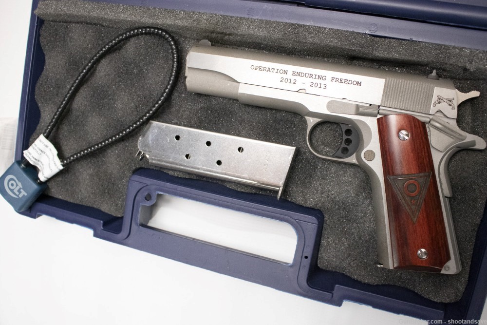 Colt M1991A1 Custom "Blacksheep" 323rd MP Co. OEF .45ACP Pistol-img-2