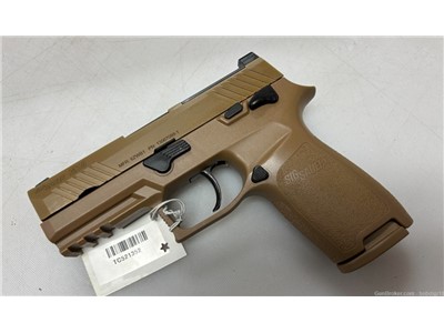 Sig Sauer P320 M18 Army Contract Pistol 21rd 9mm Cage Code Black Controls 