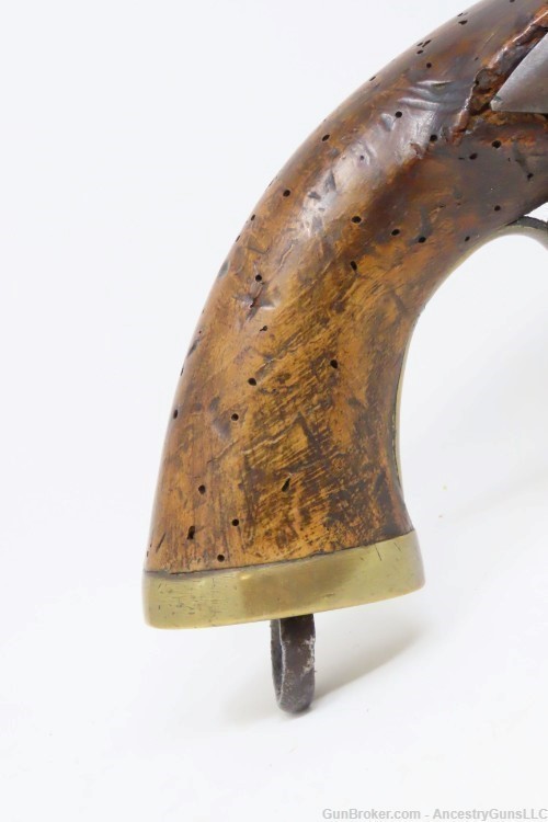 Early-1800 Antique LIEGE Martial Size FLINTLOCK Pistol .65 Caliber European-img-2