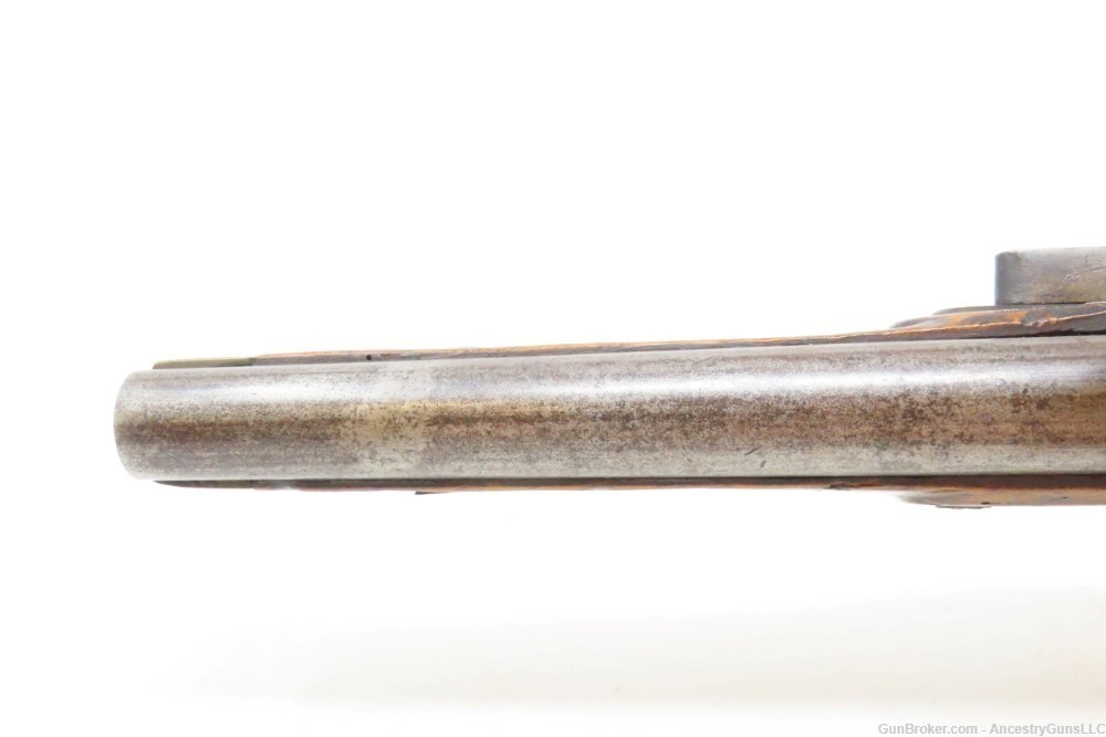 Early-1800 Antique LIEGE Martial Size FLINTLOCK Pistol .65 Caliber European-img-9