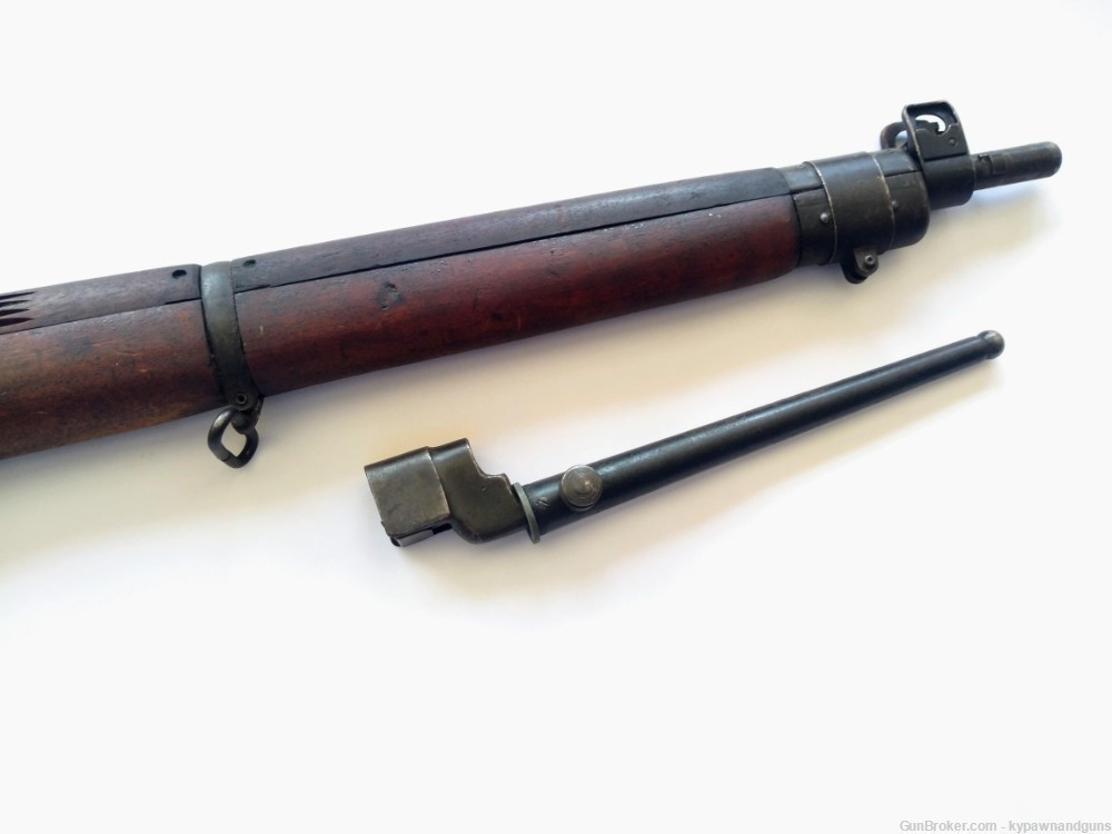 WWII British Lee Enfield No.4 Mk I .303 Rifle with Bayonet-img-4