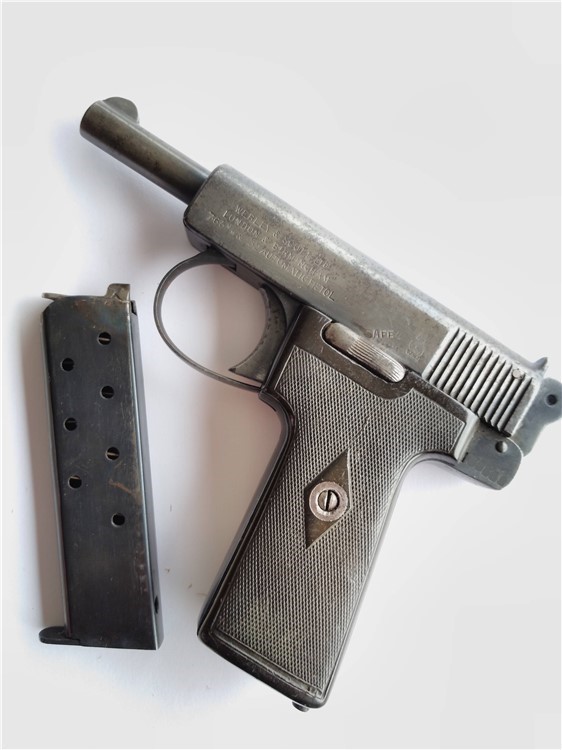 Webley & Scott Automatic Pistol - 1908 Model-img-0