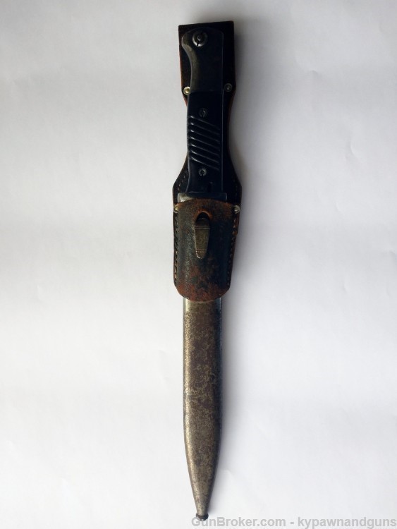 1935 Mauser 98K Bayonet S/178 G Marked with Sheath and Frog-img-1