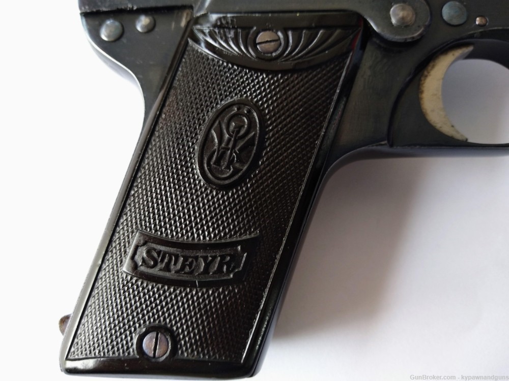 Steyr m1908 .32acp (7.65 Browning) Pistol - Austrian State Security Marked-img-10