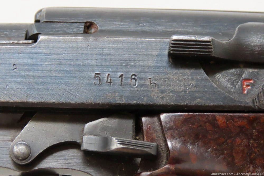 WORLD WAR II German SPREEWERKE “cyq” Code P.38 Semi-Auto Pistol C&R-img-9