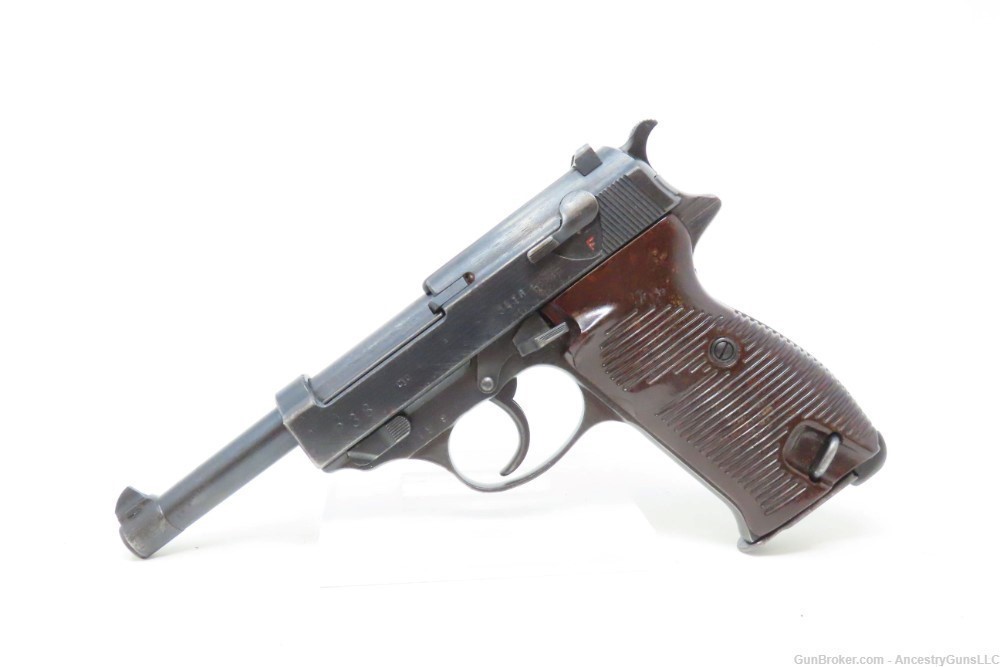 WORLD WAR II German SPREEWERKE “cyq” Code P.38 Semi-Auto Pistol C&R-img-5