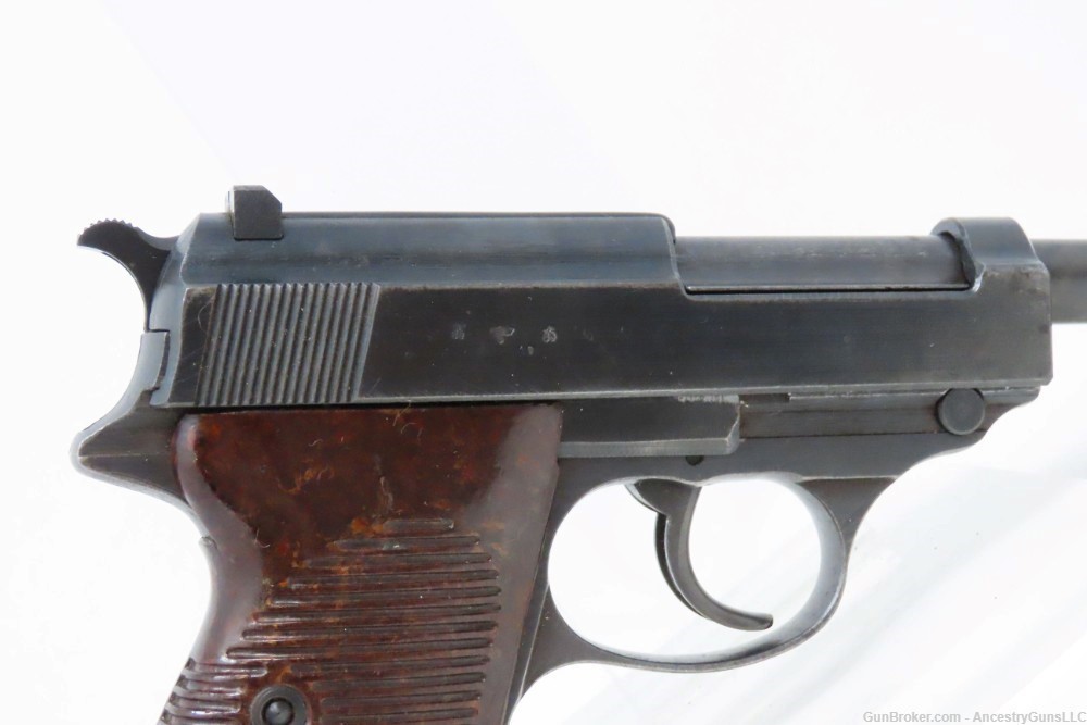 WORLD WAR II German SPREEWERKE “cyq” Code P.38 Semi-Auto Pistol C&R-img-22