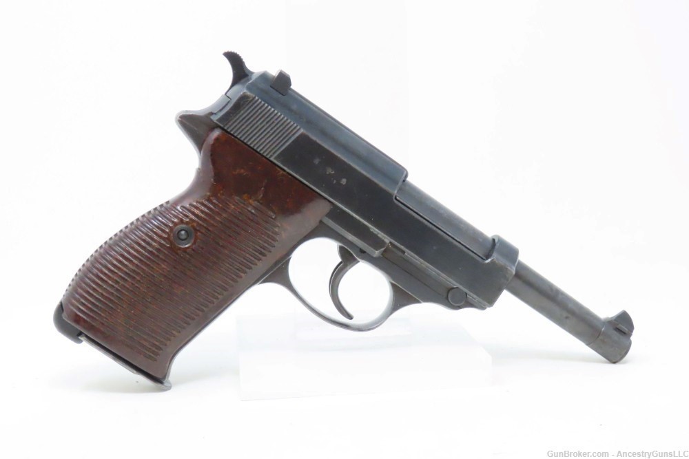 WORLD WAR II German SPREEWERKE “cyq” Code P.38 Semi-Auto Pistol C&R-img-20