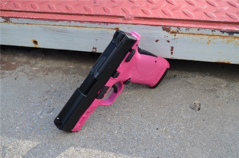 Smith & Wesson EZ Shield 9mm M&P9 MS 12436 X-Werks Rasberry Pink-img-2