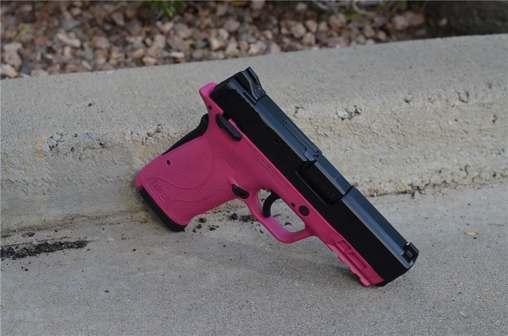Smith & Wesson EZ Shield 9mm M&P9 MS 12436 X-Werks Rasberry Pink-img-1