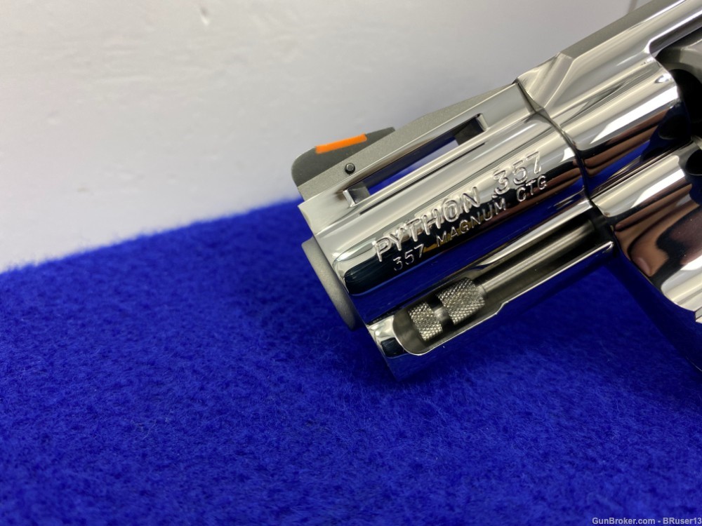 1995 Colt Python 2 1/2"  *FACTORY BRIGHT STAINLESS* Absolutely Phenomenal-img-15