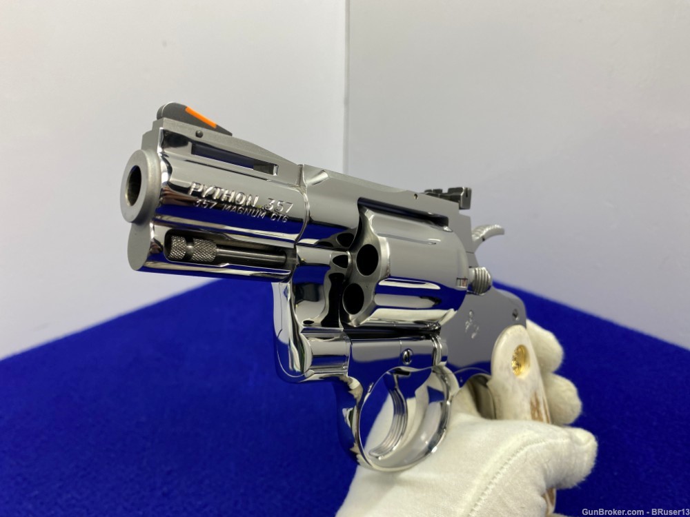 1995 Colt Python 2 1/2"  *FACTORY BRIGHT STAINLESS* Absolutely Phenomenal-img-44