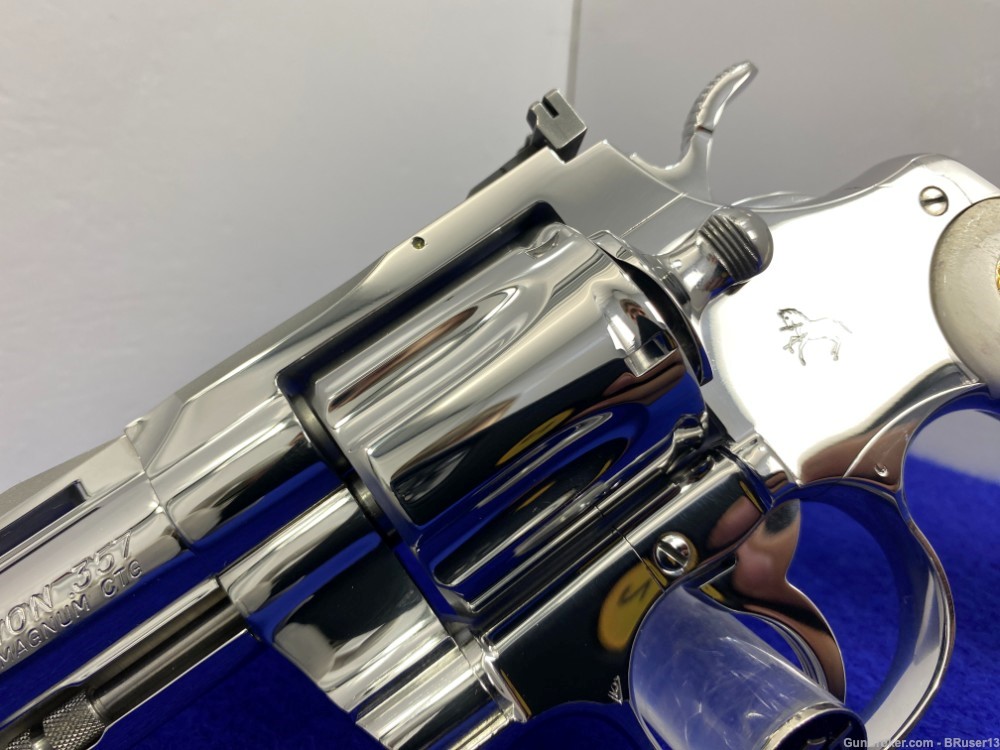 1995 Colt Python 2 1/2"  *FACTORY BRIGHT STAINLESS* Absolutely Phenomenal-img-13