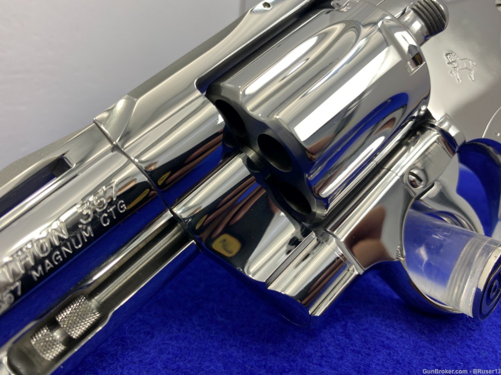 1995 Colt Python 2 1/2"  *FACTORY BRIGHT STAINLESS* Absolutely Phenomenal-img-10