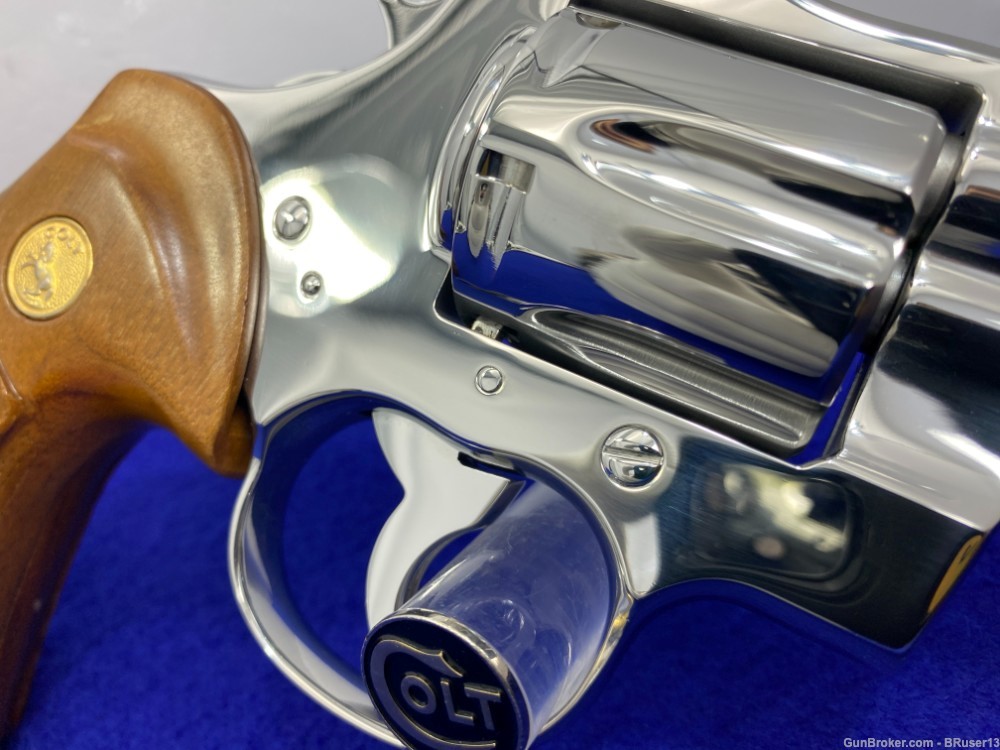 1985 Colt Python .357 Mag 6" *ULTRA RARE FACTORY BRIGHT STAINLESS MODEL*-img-28