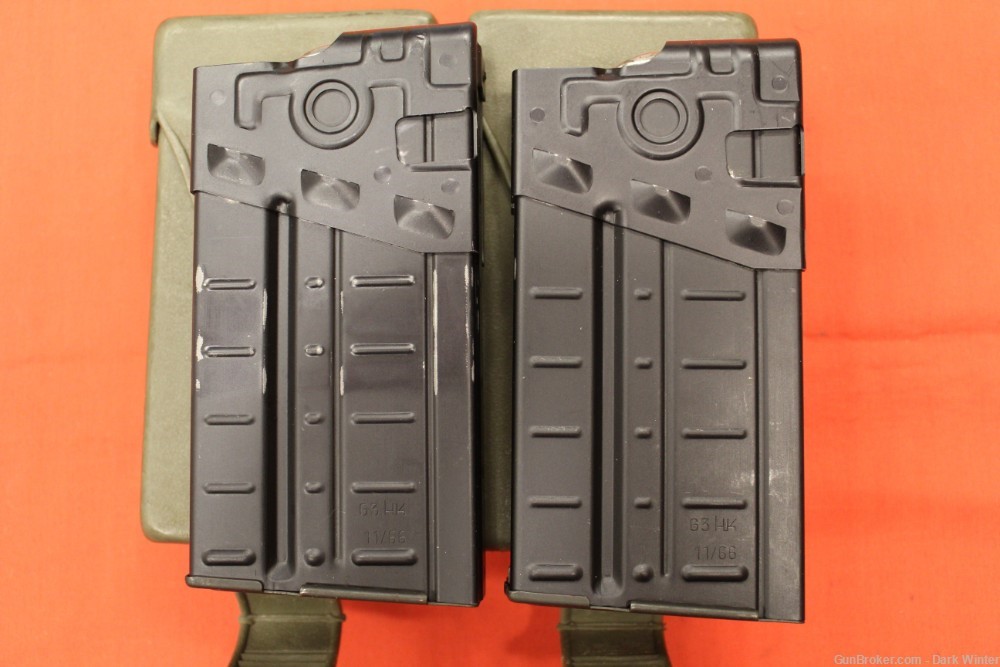 Matching Pair HK 91 G3 Alloy Magazines 11/66 date + Pouch Free SHIP-img-3