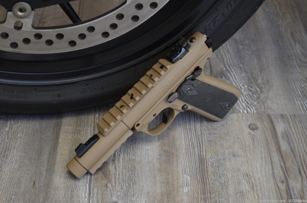 X-Werks Coyote Tan Ruger MKIV 22/45 Tactical 22 Mark 4 40149-img-3