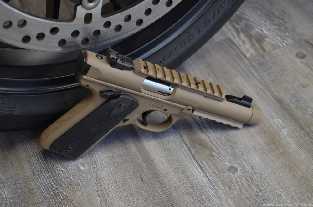 X-Werks Coyote Tan Ruger MKIV 22/45 Tactical 22 Mark 4 40149-img-2