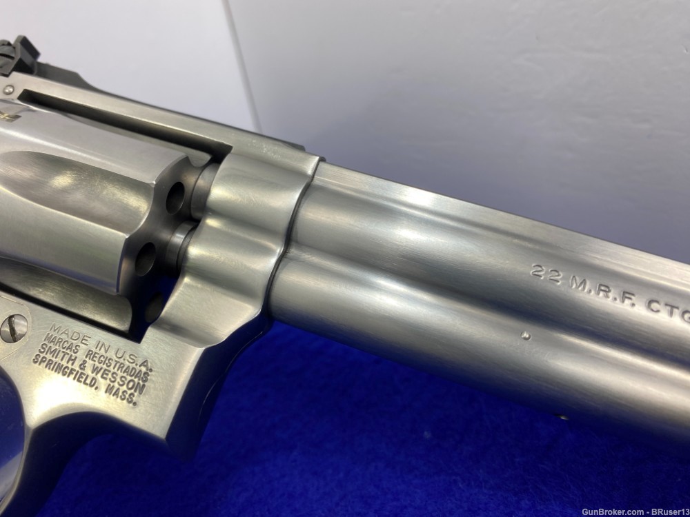 1990 Smith Wesson 648 .22MRF Stainless 6" *SUPER CLEAN-2nd YEAR PRODUCTION*-img-31