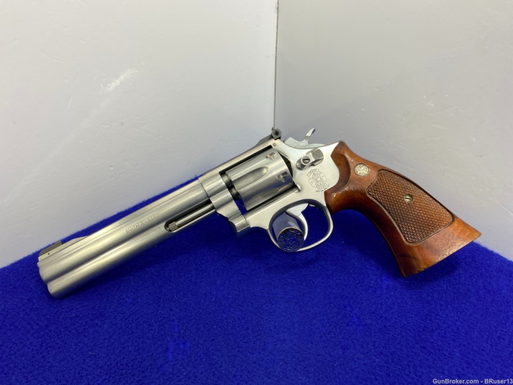 1990 Smith Wesson 648 .22MRF Stainless 6" *SUPER CLEAN-2nd YEAR PRODUCTION*-img-3