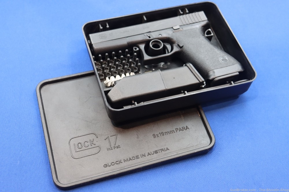 Glock Model G17 GEN1 Pistol 1985 MFG 4.5" PENCIL BARREL 17 Generation 1 9MM-img-0